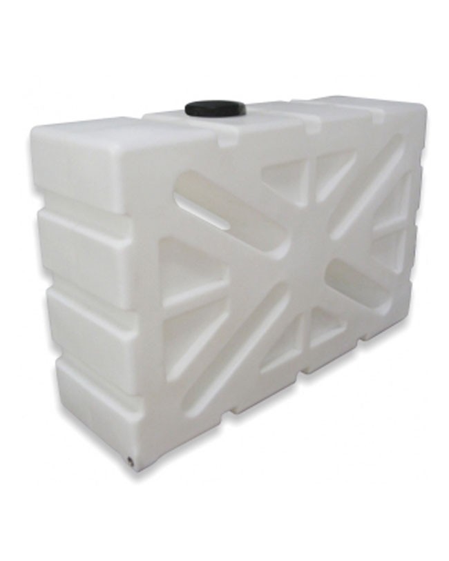 1250 Litre upright water tank in white