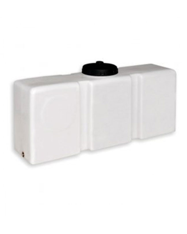 125 Litre upright water tank in white