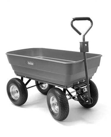 The Handy Poly Body Garden Trolley perfect for moving heavy garden materials