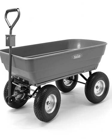 The Handy Poly Body Garden Trolley ideal for handling garden materials