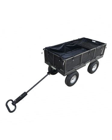 Heavy duty trolley with tow handle